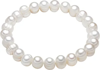 Produktbild von Valero Pearls Perlen-Armband Süßwasser-Zuchtperle 19,0 cm 00446665