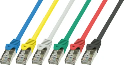 Produktbild von LogiLink Patchkabel Kat. 5e SF/UTP 3,0 m blau