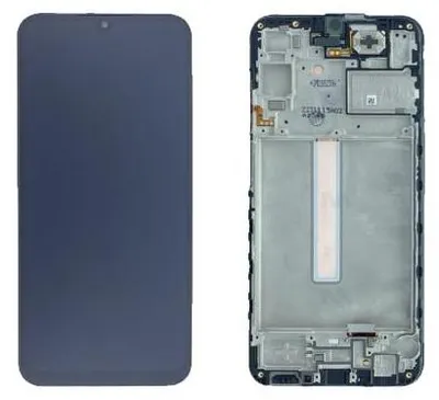 Produktbild von Samsung Galaxy A25 A256B Display + Touchscreen mit Rahmen, schwarz (GH82-33214A / GH82-33215A)