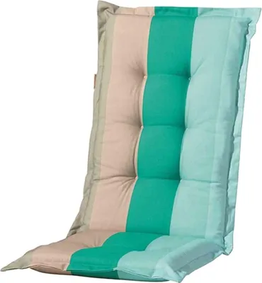 Produktbild von Madison 984864 Lars Klappesselpolster (hoch) ; Farbe: Beige/Grün/Blau ; Maße (LxB): 123 cm x 50 cm