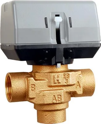 Produktbild von HONEYWELL 3-Wege-Split-Ventil (VCZMH6000-Ventil, VC6013ZZ00-Stellantrieb mit Kabel)