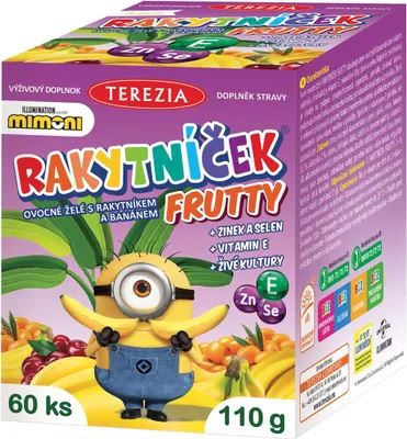 Image de RAKYTNÍČEK Frutty Mimoni Banane 60 ks