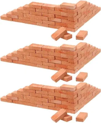 Produktbild von Simulierde Baksteene für Mini-Tuinaccessoires und Knutselsteine (150 Stück)