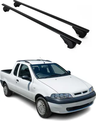 Immagine prodotto di Barre portatutto trasversali per Fiat Strada 2004-2024, colore nero