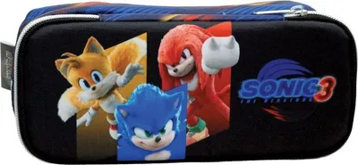 Produktbild von Sonic Federmäppchen Brawn Etui 2 Fächer Stiftebox 26 cm