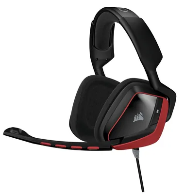 Image de Casque Corsair Gaming VOID Pro - Rouge (compatible PC, PS4, PS5, Xbox One, Xbox Series X/S)