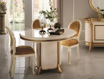 Produktbild von Rund Esstisch Designer Esstisch Design Tisch Holz Esszimmer Wohnzimmertisch rund