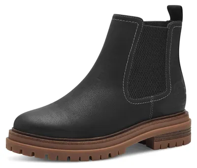 Produktbild von s.Oliver Damen Chelsea Boots Elegant Vegan, Schwarz (Black), 39 EU