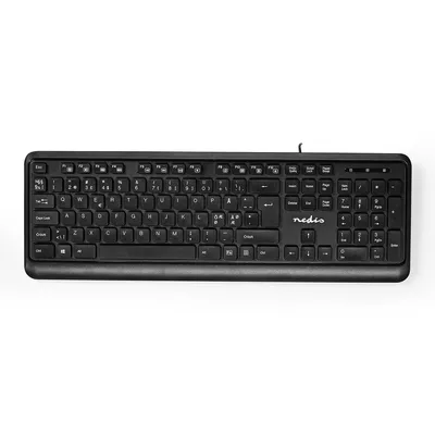 Obrázek produktu pro Nedis Wired Keyboard - USB-A - Multimediální - QWERTY - ND layout - Numerická klávesnice