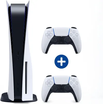 Produktbild von Sony PlayStation 5 - Disk Edition - inkl. 2x Dualsense Controller