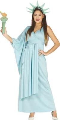 Produktbild von Freiheitsstatue Miss Liberty - Kostüm für Damen Gr. M - L, Größe:M
