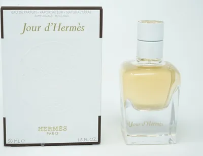 Zdjęcie produktu dla Hermes Jour d', Kobiety, 50 ml, Butelka wielokrotnego użytku, Butelka, Alcohol, Parfum (Fragrance), Aqua (Water), Hexyl Cinnamal, Ethylhexyl Methoxycinnamate,..., 1 szt.