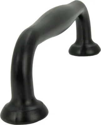 Immagine prodotto di set di 10 maniglie per mobili in alluminio nero opaco da 96 mm - Maniglie per armadi e cassetti eleganti e robuste per interni di stile