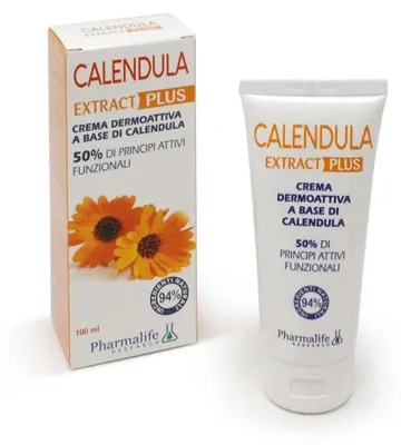 Produktbild von Creme mit Calendula-Extrakt für empfindliche, trockene und gereizte Haut, 94% natürliche Inhaltsstoffe, 100 ml