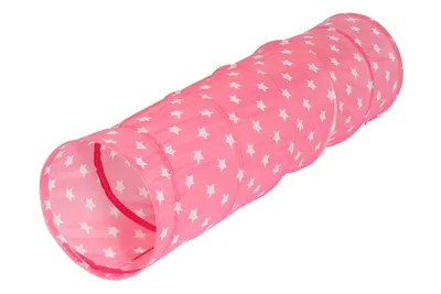 Obrázek produktu pro Knorrtoys Pink White Stars, Tunel, 3 rok/roky, Vhodné pro venkovní použití, Polyester, Růžová, Bílá