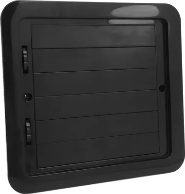 Zdjęcie produktu dla Wentylator boczny RV, 12 V, 5 W, ręczna regulacja, wyciąg wentylacyjny do kampera, przyczepy, łodzi, jachtu, czarny