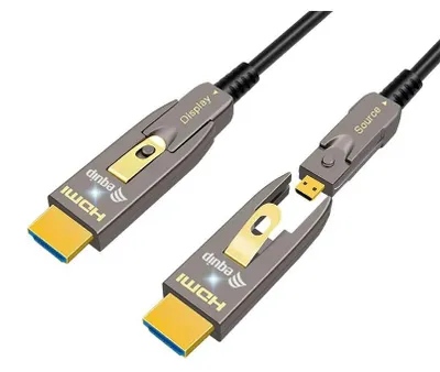 Produktbild von Equip HDMI HS Ethernet 2.1 D/A D-AOC 8K/60Hz  15.00m    grau