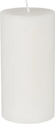Produktbild von Stumpenkerze Ø 70 mm · 150 mm weiss aus 100% Stearin, durchgefärbt