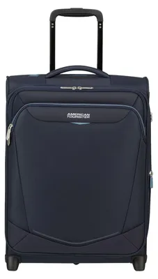 Obrázek produktu pro American Tourister Trolley Summerride – rozšiřitelný kufr na kolečkách s certifikací TSA, tmavě modrý, 55 cm