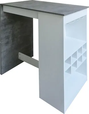 Produktbild von Küchenbar Lisa Beton Weiß