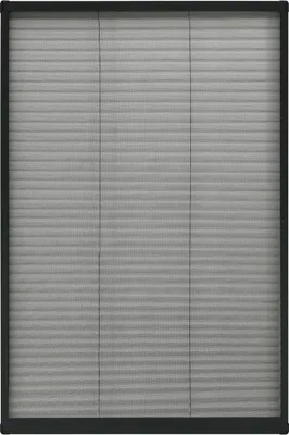Obrázek produktu pro vidaXL plisovaná roleta proti hmyzu do oken hliníková antracitová 80x160cm