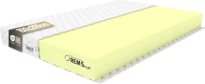 Produktbild von Matratze 150x200cm Höhe 10 cm Härtegrad 3 (H3) aus elastischem Polyurethanschaum mit Komfortschaum und Dreilagige Membranhülle, Matratze für Kinder, Erwachsene   Qualitätsstandard