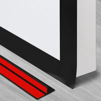 Immagine prodotto di Guarnizione a T per porte e finestre - autoadesiva - 6 m - nero - TPE
