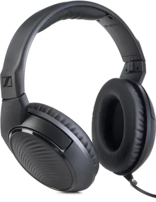 Productafbeelding van Sennheiser HD 200 PRO, hoofdtelefoon, hoofdband, muziek, zwart, 2 meter, zwart
