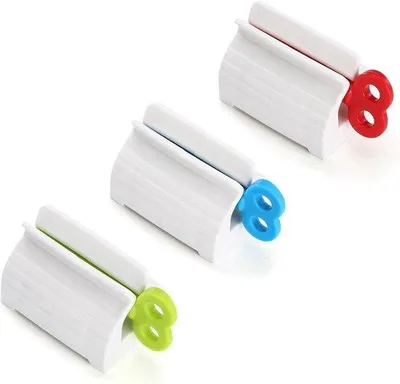 Produktbild von Dentalhygienekit, 3-teilig, Tubenier, Badezimmerhalter