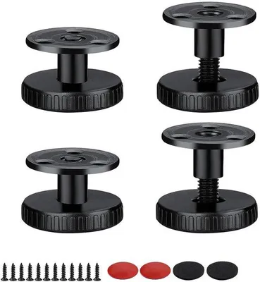 Produktbild von Verstellbare Meubelpoten - Selbstklebend - Antislip - bis 100 kg belastbar - Höhe 27-40 mm