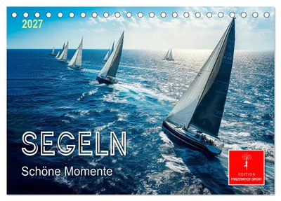 Produktbild von Segeln - schöne Momente (Tischkalender 2027 DIN A5 quer), CALVENDO Monatskalender