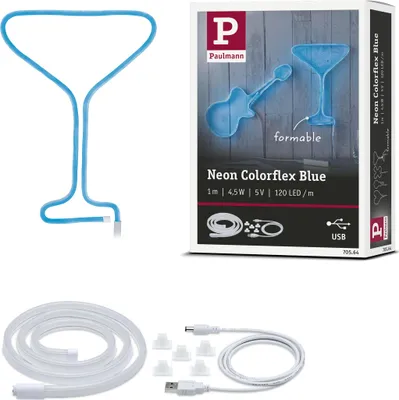 Zdjęcie produktu dla Paulmann Taśma LED USB Neon Colorflex Niebieska