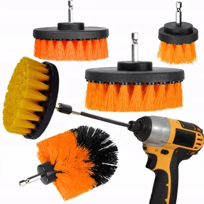 Produktbild von Bohrbürsten-Set 4-teilig für Bohrmaschine, Universal