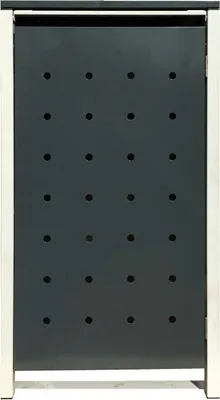 Produktbild von 1 Tailor Mülltonnenbox Basic für 240 Liter Tonne /Stanzung 1 /Anthrazit / Grau