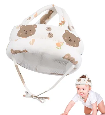 Produktbild von Babyhelm Kopfschutz Kopfschutzhelm - 360 Grad - Verstellbar - Weiß - Größe 70