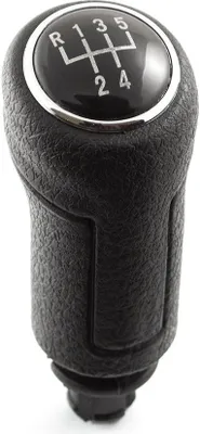 Produktbild von PREMIUM Schaltknauf Knauf Knopf Schwarz Chrom 5-Gang für VW Polo 9N ab 2001-2009