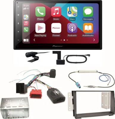 Produktbild von Pioneer SPH-DA160DAB Android Auto CarPlay Einbauset für Kia Venga