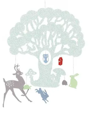 Immagine prodotto di Decorazione mobili camera del bambino Foresta, Djeco