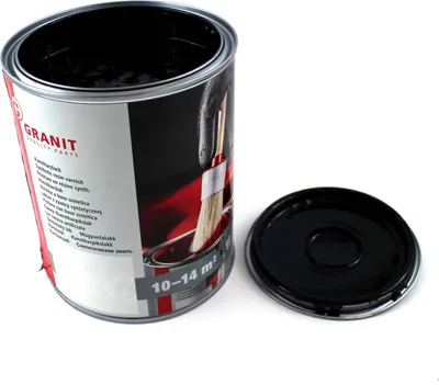 Produktbild von Lack Schwarz Warnlack RAL 9017 WILCKENS GRANIT 1 l Dose