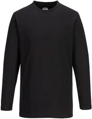 Produktbild von Portwest - T-Shirt für Herren  Langärmlig PW325 (XL) (Schwarz)