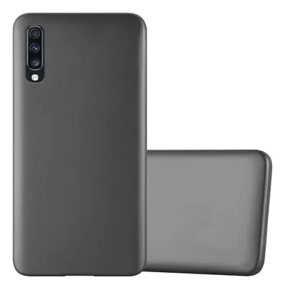 Immagine prodotto di Cadorabo custodia protettiva per Samsung Galaxy A70 / A70s custodia in grigio telefono cellulare TPU silicone custodia Cover Case