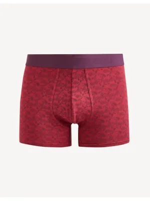 Produktbild von Celio Rote, gemusterte Herren-Boxershorts von Fipaisle S