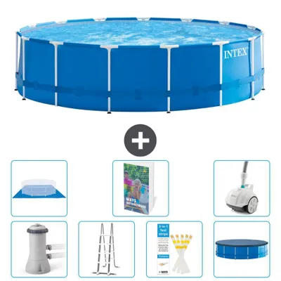 Imagen del producto de Piscina inflable rectangular - 457 x 122 cm - de 6 piezas - modelo S616