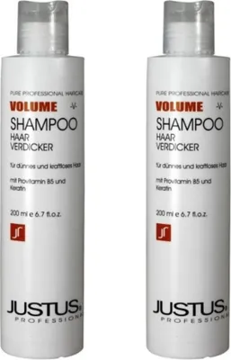 Produktbild von Justus Volumen Shampoo Haarverdicker 2x 200ml