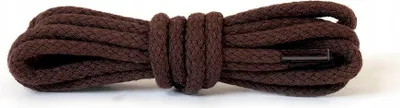 Produktbild von Langlebige Baumwoll-Rundschnürsenkel 100 cm Kaps - Braun