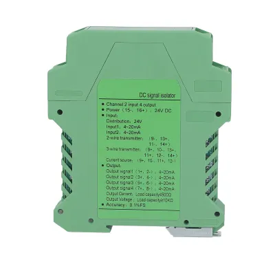 Image de Isolateur de signal DC, Isolateur de signal DC 2 in 4 Out, Transmetteur de signal DC, Conditionneur de signal DC, Isolateur de signal DC 24V, Transmetteur d'isolateur de signal