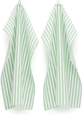 Imagen del producto de Toallas de cocina, paquete de 4 unidades, 100% algodón, 45 x 70 cm, a rayas, para la cocina