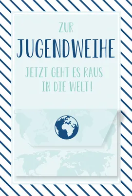 Produktbild von Jugendweihe - Geldkarte - Glückwunschkarte im Format 11,5 x 17 cm