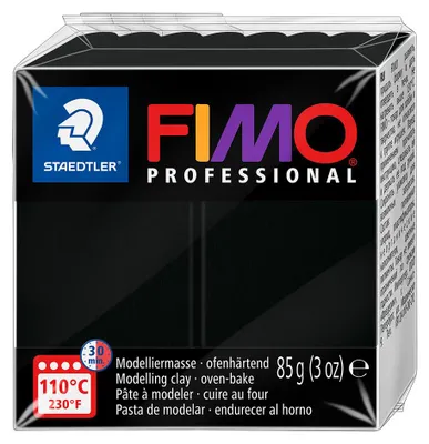 Zdjęcie produktu dla STAEDTLER® 8004-9 Masa modelarska Fimo prof 85 g, czarna