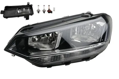 Produktbild von Scheinwerfer passend für VW Touran 5T 05/15- H7 H7 L +Nebel+Leuchtmittel 5TB941005A 5TA941661A Johns